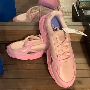 Adidas falcon. Size 8 women’s.  Pink, never worn